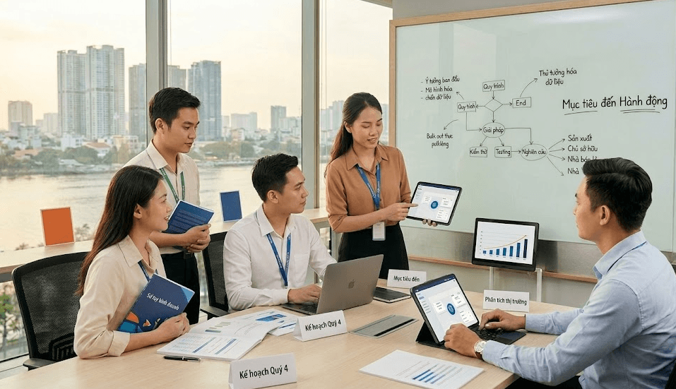 Đội ngũ hợp tác tại văn phòng